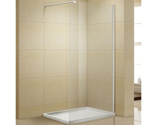 Душевая перегородка Aquanet Cinetic AE12-F-80H190U-CT 80х190 243622 профиль Хром стекло прозрачное