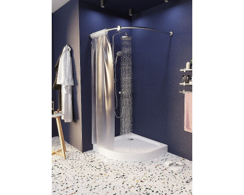 Акриловый поддон для душа 1MarKa Tondo 100x100 01пто10 с антискользящим покрытием