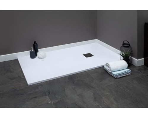 Душевой поддон из искусственного камня Aquanet Pleasure 120x80 255437 с антискользящим покрытием