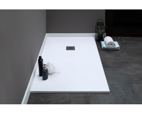 Душевой поддон из искусственного камня Aquanet Pleasure 120x80 255437 с антискользящим покрытием