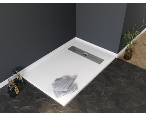 Душевой поддон из искусственного камня Aquanet Delight 120x80 255442 Белый