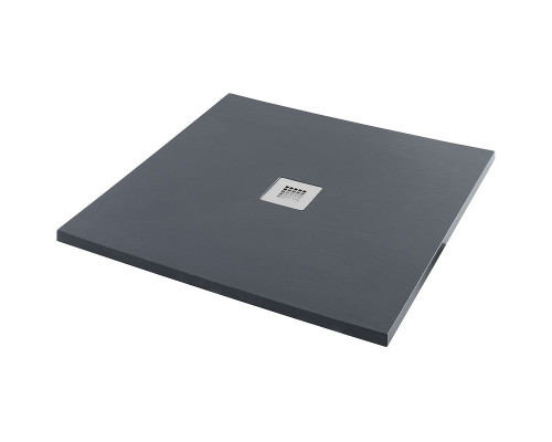 Душевой поддон из искусственного камня Aquanet Pleasure 100x100 258889 Черный