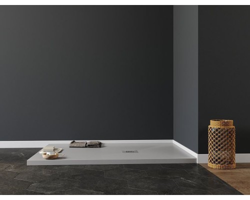 Душевой поддон из искусственного камня Aquanet Pleasure 120x80 258876 Серый