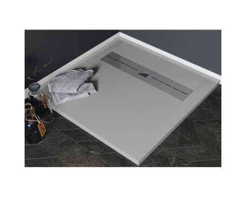 Душевой поддон из искусственного камня Aquanet Delight 90x90 258882 Серый