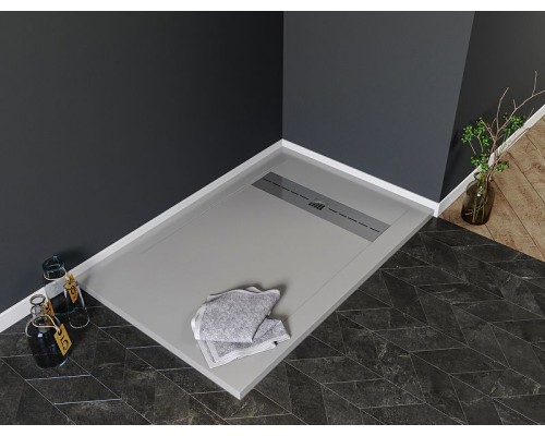 Душевой поддон из искусственного камня Aquanet Delight 140x80 258884 Серый