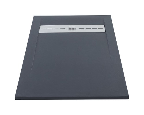 Душевой поддон из искусственного камня Aquanet Delight 140x80 258898 Черный