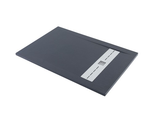 Душевой поддон из искусственного камня Aquanet Delight 160x80 258900 Черный