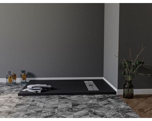 Душевой поддон из искусственного камня Aquanet Delight 160x90 258901 Черный