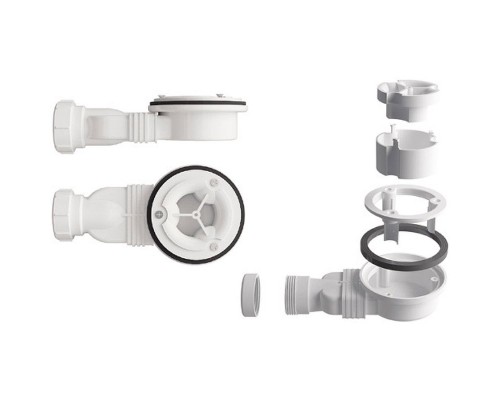 Душевой поддон из искусственного камня Vincea 90x90 VST-4SQ9090W+Vsph-D132 Белый матовый