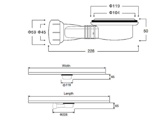Душевой поддон из искусственного камня Vincea 90x90 VST-4SQ9090W+Vsph-D132 Белый матовый