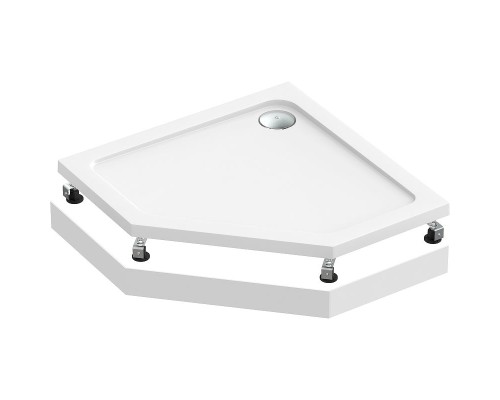 Акриловый поддон для душа Bas Пента 100х100 ПН00063 Белый