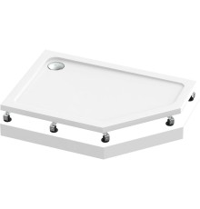 Акриловый поддон для душа Bas Пента 120х80 R ПН00065 Белый