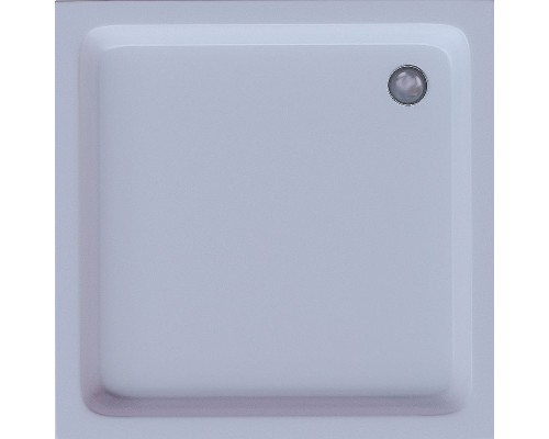 Душевой поддон из искусственного камня Aquatek 90x90 квадратный с ножками Белый