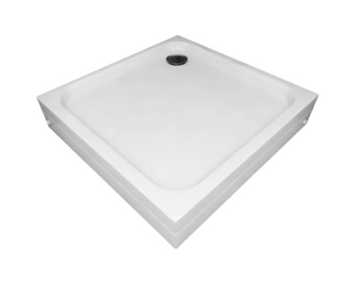 Душевой поддон из искусственного камня Aquatek 90x90 квадратный с ножками Белый