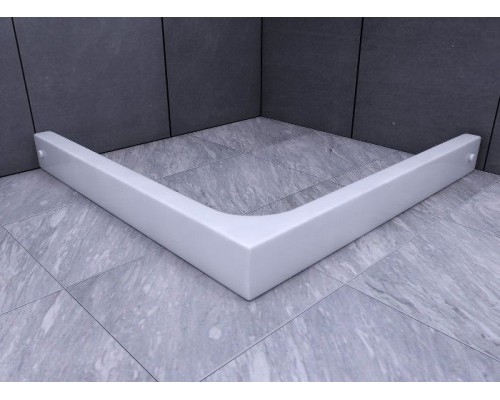 Душевой поддон из искусственного камня Aquatek 90x90 квадратный с ножками Белый