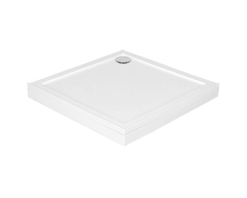Душевой поддон из искусственного камня Aquanet Alfa Delta Cube 90x90 168433 Белый