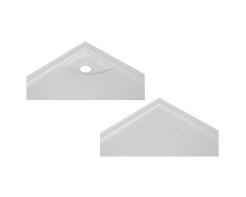 Душевой поддон из искусственного камня Aquanet Ivo 90x100 L 180597 Белый