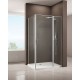 Душевая стенка Allen Brau Priority 80 3.31013.00 профиль Хром стекло прозрачное