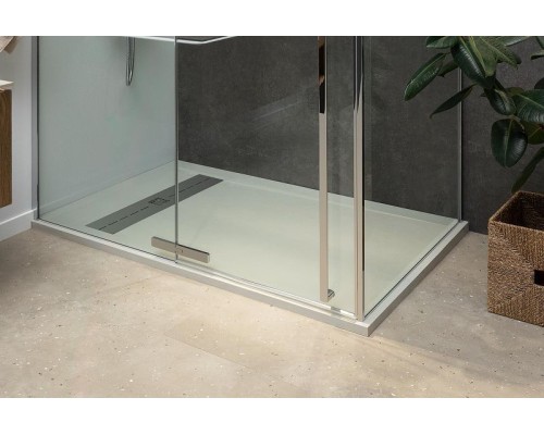 Душевая стенка Allen Brau Priority 90 3.31016.00 профиль Хром стекло прозрачное