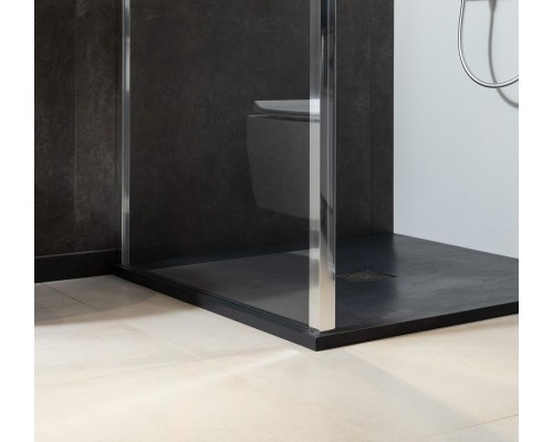 Душевая стенка Allen Brau Priority 90 3.31016.00 профиль Хром стекло прозрачное