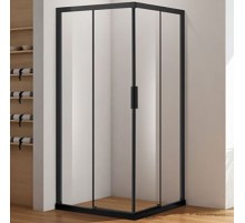 Душевой уголок Aquanet Pleasure AE60-S-100x100U-BT 100x100 профиль Черный стекло прозрачное