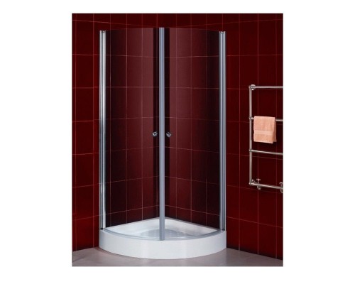 Душевой уголок Alpen Alpina Quadrant 800x800x2010 A160-80 профиль Хром стекло прозрачное