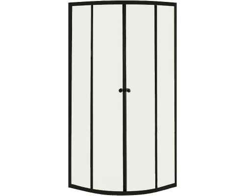 Душевой уголок Orange E01-090TB/G 90x90 профиль Черный стекло прозрачное