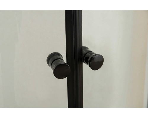 Душевой уголок Orange E01-090TB/G 90x90 профиль Черный стекло прозрачное