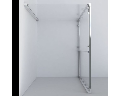 Душевой уголок Vincea Garda 120х80 VSR-1G8012CLB профиль Черный стекло прозрачное