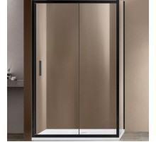 Душевой уголок Vincea Garda 120х80 VSR-1G8012CLB профиль Черный стекло прозрачное