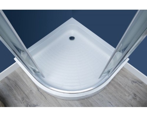 Душевой уголок Aquanet Practic 90x90 AE10-Q-90x90U-CP 243615 профиль Хром стекло прозрачное с шелкографией