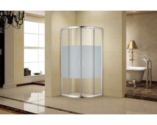 Душевой уголок Aquanet Practic 90x90 AE10-Q-90x90U-CP 243615 профиль Хром стекло прозрачное с шелкографией