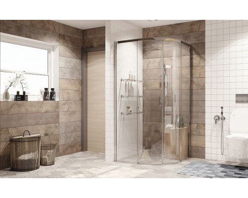 Душевой уголок Ambassador Queen 90х90 11011101 профиль Хром стекло прозрачное