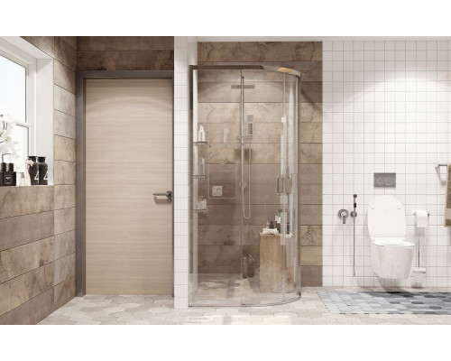 Душевой уголок Ambassador Queen 90х90 11011101 профиль Хром стекло прозрачное