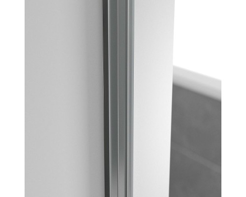 Душевой уголок Ambassador Abner 90x90 10011101R профиль Хром стекло прозрачное