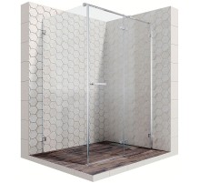 Душевой уголок Ambassador Abner 120х80 10011103R профиль Хром стекло прозрачное