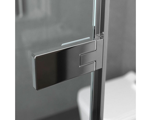 Душевой уголок Ambassador Abner 120х80 10011103R профиль Хром стекло прозрачное