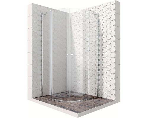 Душевой уголок Ambassador Nord 90х90 13011101 профиль Хром стекло прозрачное