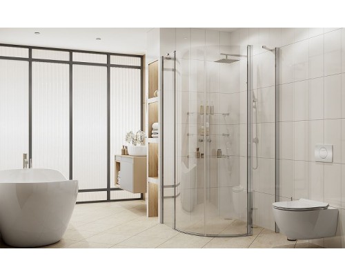 Душевой уголок Ambassador Nord 90х90 13011101 профиль Хром стекло прозрачное