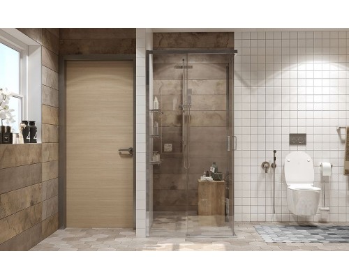 Душевой уголок Ambassador Queen 100х100 11011105 профиль Хром стекло прозрачное