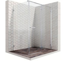 Душевой уголок Ambassador Abner 120х90 110011104R профиль Хром стекло прозрачное