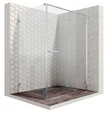 Душевой уголок Ambassador Abner 120х90 110011104R профиль Хром стекло прозрачное