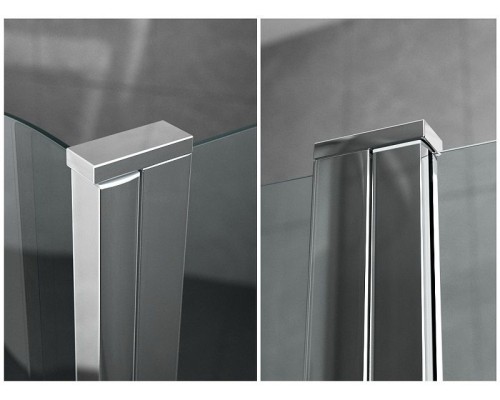 Душевой уголок Ambassador Nord 100х100 13011102 профиль Хром стекло прозрачное