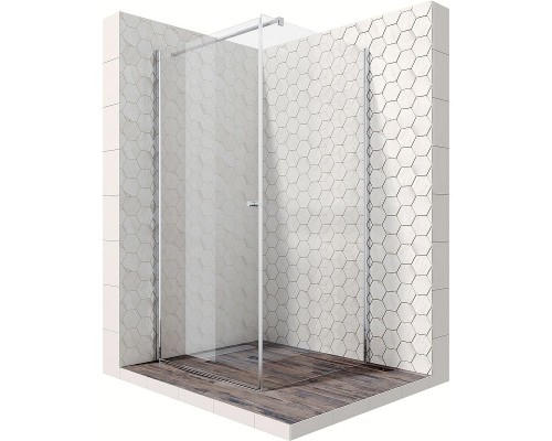 Душевой уголок Ambassador Nord 90х90 13011103 профиль Хром стекло прозрачное