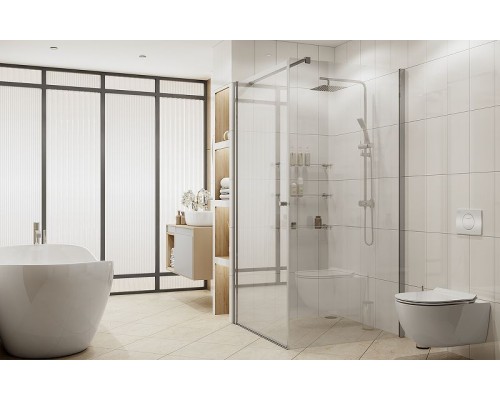 Душевой уголок Ambassador Nord 90х90 13011103 профиль Хром стекло прозрачное