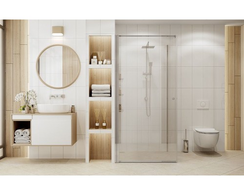 Душевой уголок Ambassador Nord 90х90 13011103 профиль Хром стекло прозрачное