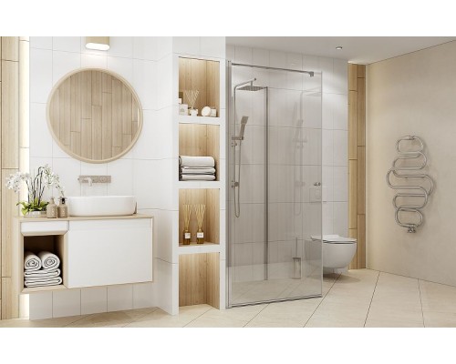 Душевой уголок Ambassador Nord 90х90 13011103 профиль Хром стекло прозрачное