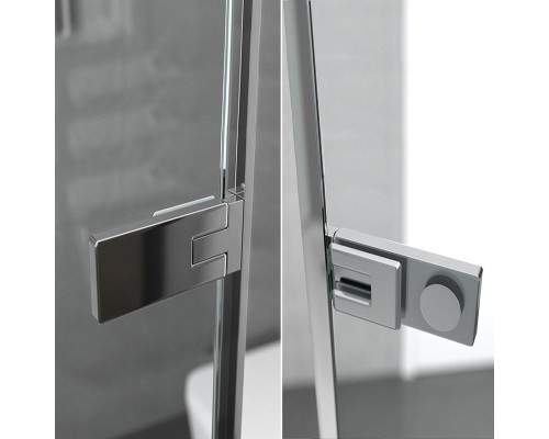 Душевой уголок Ambassador Abner 100х100 10011106 профиль Хром стекло прозрачное