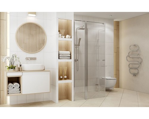 Душевой уголок Ambassador Nord 90х90 13011105 профиль Хром стекло прозрачное