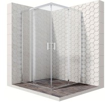 Душевой уголок Ambassador Kingston 90х90 14011102 профиль Хром стекло прозрачное